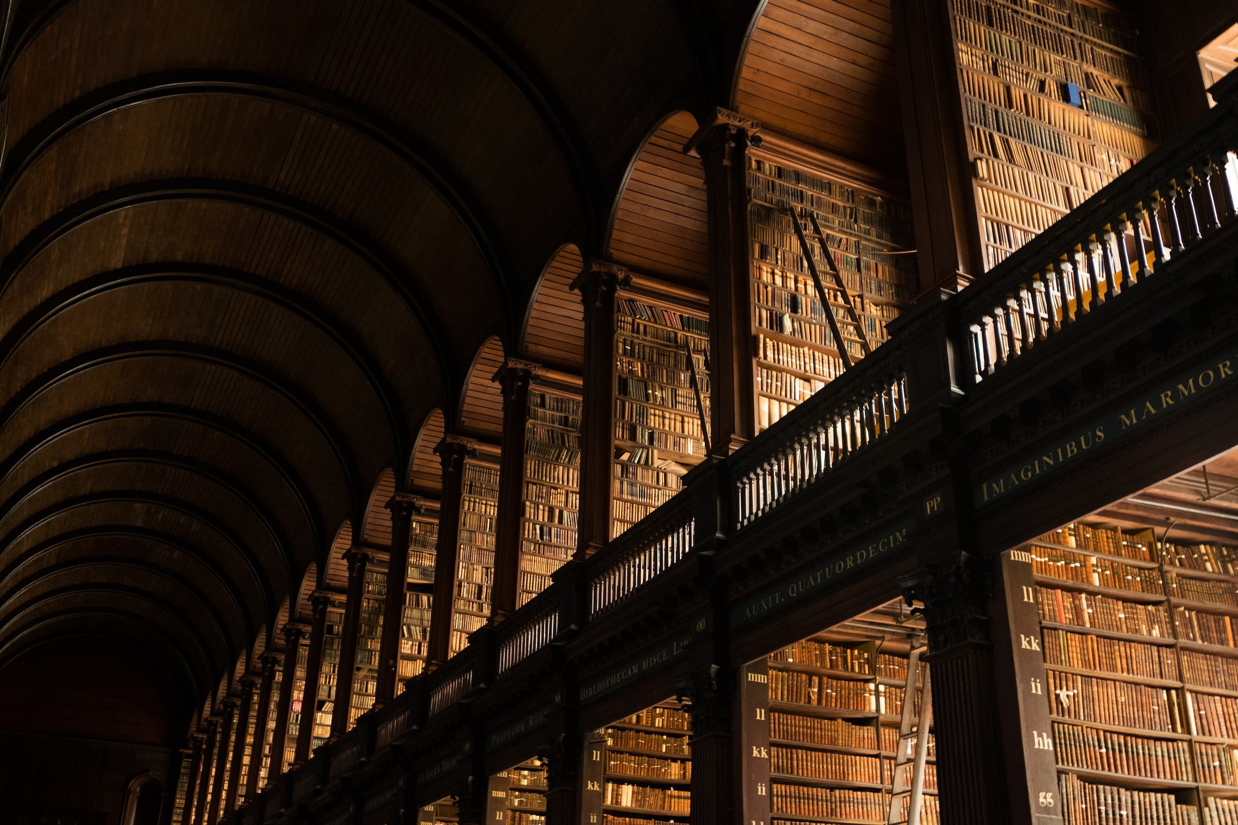 The Long Room library at Trinity College Dublin